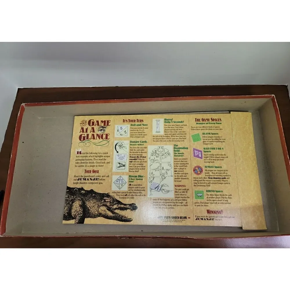 1995 Jumanji Board Game #A19